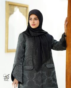 مانتوی ژاکارد